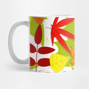 Fall Pattern Colourful Mug